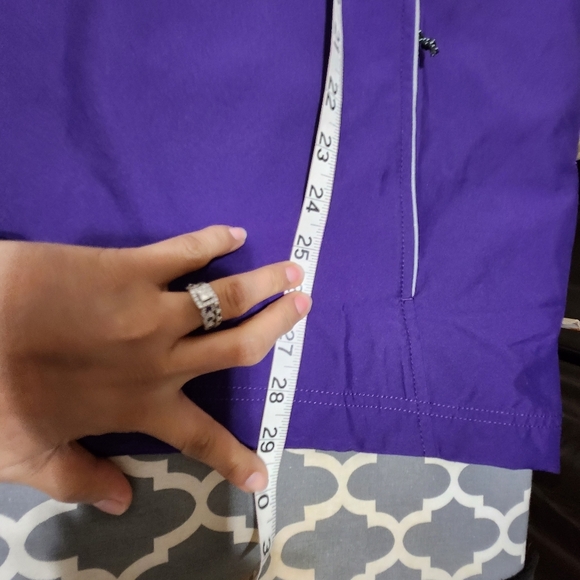 Cutter & Buck WeatherTec Beacon  Purple half  Zip water resistant wind breaker L - Picture 6 of 12